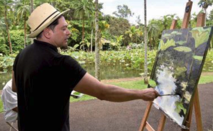 rencontre entre artistes peintre