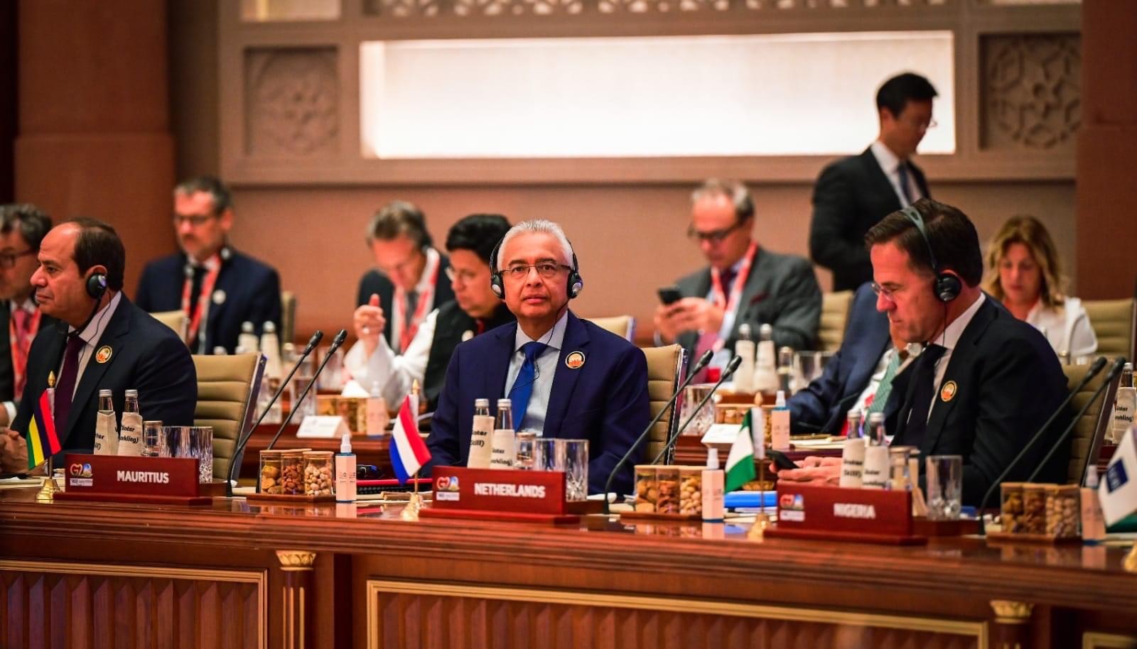 G20 : Jugnauth appelle à une révision du financement climatique