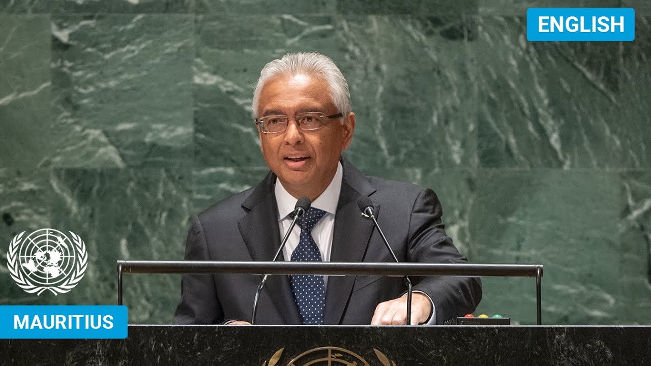 Le PM mauricien à l’ONU : Climat, reprise post-COVID-19, financement international et Chagos au cœur de son discours