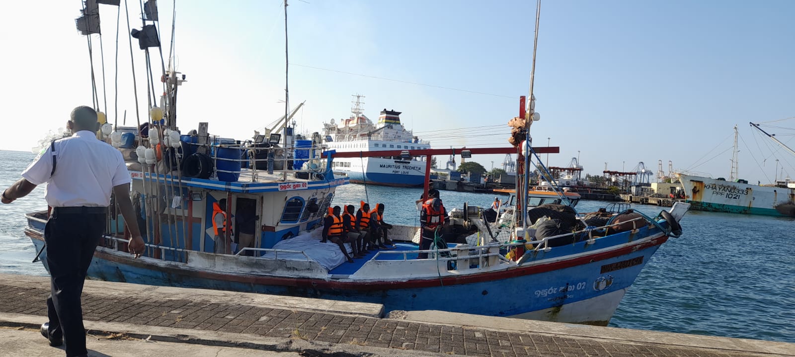 Pêche illégale dans nos eaux : un bateau Sri Lankais intercepté par la NCG