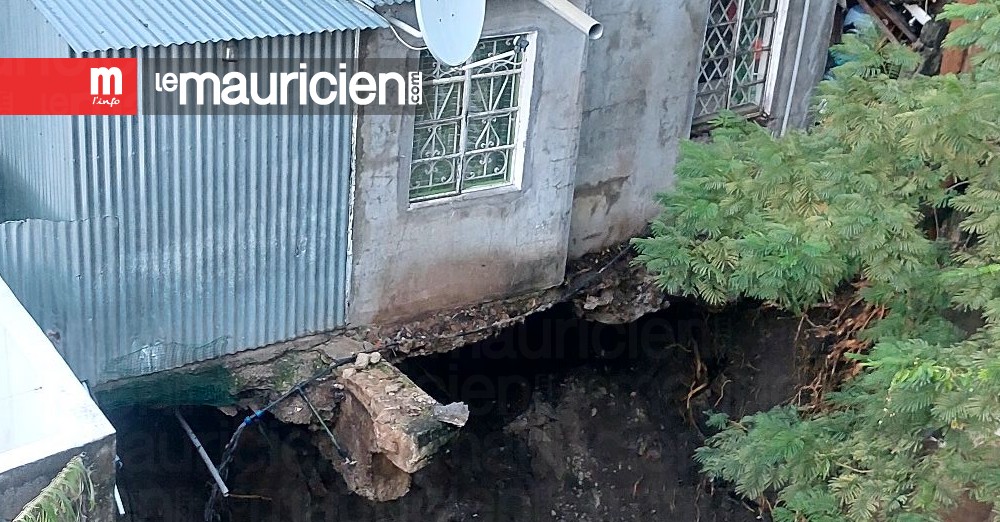 À la rue Mgr Leen : des maisons se retrouvent au bord du vide