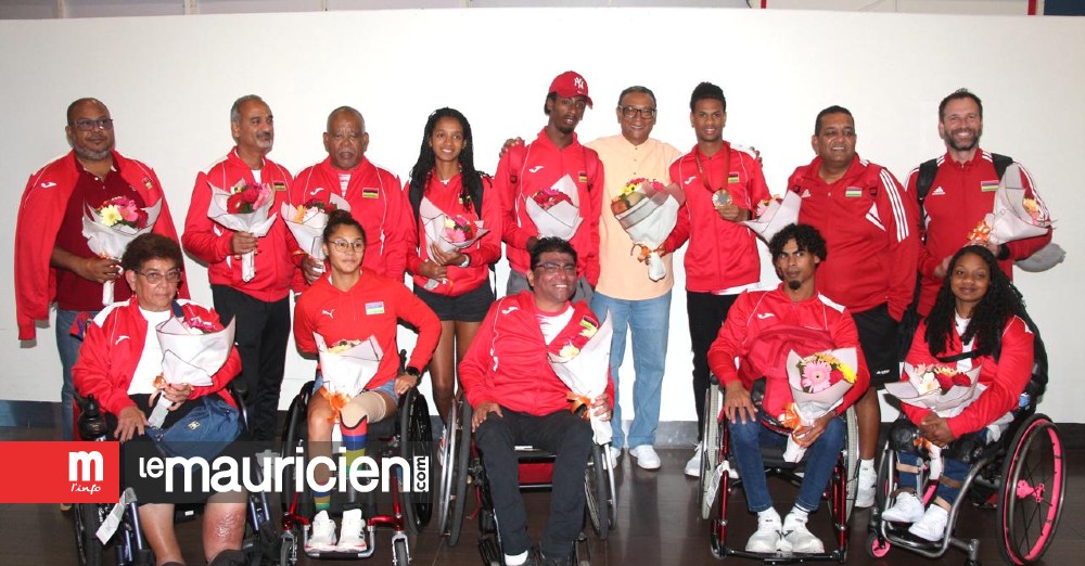 Jeux paralympiques : retour triomphal des athlètes mauriciens