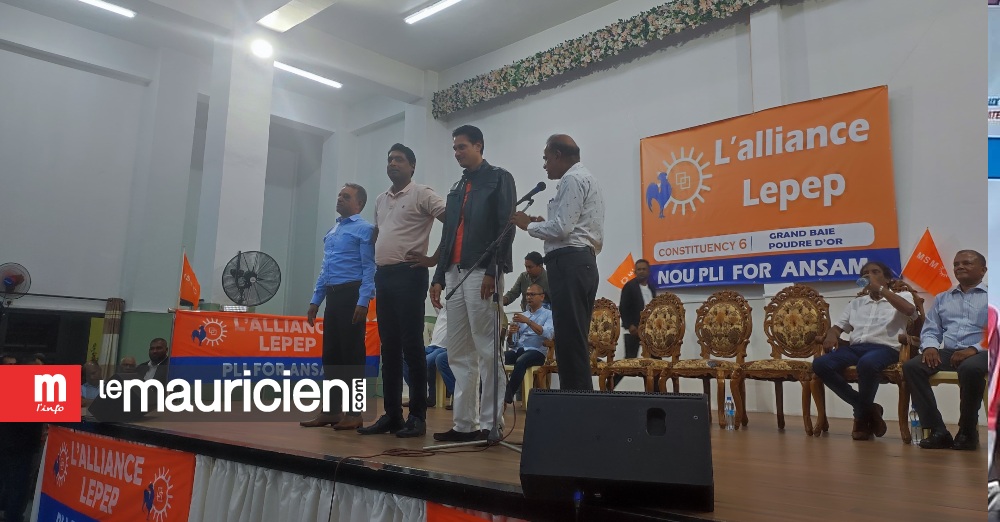 Circonscription No 6 : les trois candidats de l’Alliance Lepep lancent leur campagne